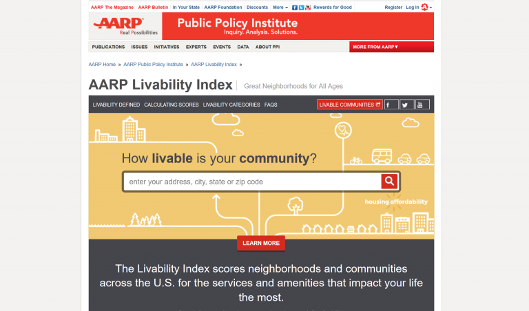 AARP Livability Index